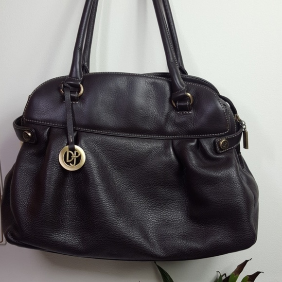 Donald J. Pliner Handbags - Donald J Pliner Leather Brown Satchel Handbag